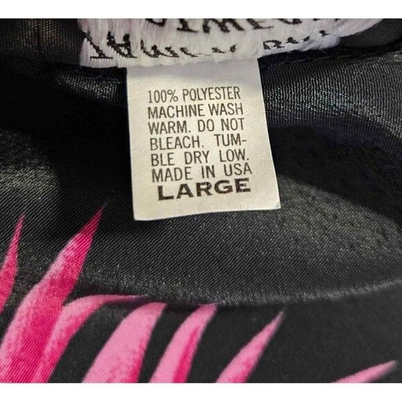 Tampa Bay Artwear Sleeveless Floral Hawaiian Style Tie Back Maxi Dress Sz L - Picture 5 of 5